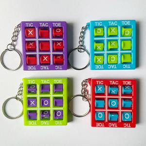 Jincan Mini XO Tic-Tac-Toe jeu unisexe en plastique échecs porte-clés jouet pour enfants étudiants en gros nouveauté jouets éducatifs - Product Image 4