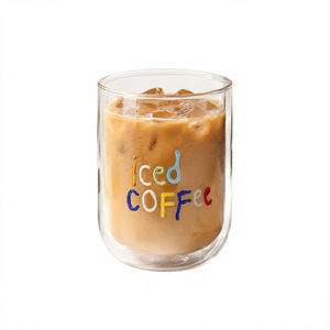 Verres à boire transparents en borosilicate faits à la main de 320 ml, sans plomb, pour whisky, eau, jus, réutilisables, en gros - Product Image 2