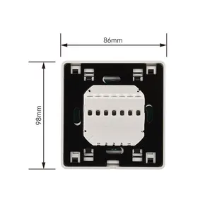 תרמוסטט חכם טוייה WiFi LCD לוח בקרת טמפרטורה לעבודות חימום רצפות