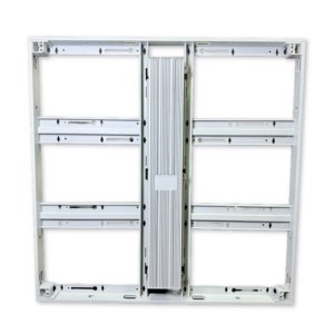 Nhôm hồ sơ LED hiển thị khung màu đen 960*960 hình chữ nhật LED hiển thị tủ ngoài trời cho quảng cáo thương mại - Product Image 1