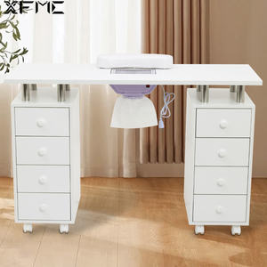 Negro Rosa Blanco <span class=keywords><strong>Nail</strong></span> Art Tech Spa Station <span class=keywords><strong>Estética</strong></span> 8 Cajones 8 Ruedas Manicura rodante Mesa <span class=keywords><strong>de</strong></span> escritorio <span class=keywords><strong>de</strong></span> <span class=keywords><strong>uñas</strong></span> con colector <span class=keywords><strong>de</strong></span> polvo - Product Image 5