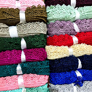 Wholesaler Embroidery Eco-Friendly Cotton Fancy Handmade Classical Lace Dress Clothing Shoes Bags OEM ODM - Product Image 6