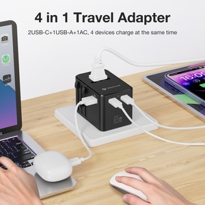 Wontravel OEM ODM 65W GaN Universal Travel <b>Adapter</b> Charger International Travel Adaptor - Product Image 2
