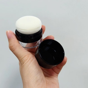 Boîte à poudre multifonctionnelle 5g, simple à utiliser et à transporter, avec un miroir et une éponge à poudre - Product Image 1