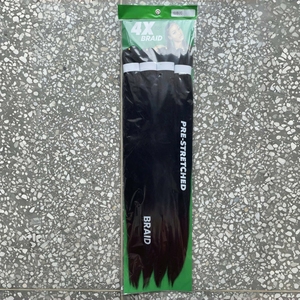 Synthétique pour tresse Ombre facile à crocheter Extension d'eau chaude pré-étirée cheveux féminins africains Outro perruque d'eau chaude - Product Image 1