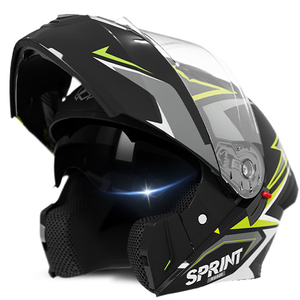 Mũ bảo hiểm xe máy fullface đa năng, bảo vệ toàn diện cho người lớn, dùng được cho đua xe mô tô, xe đạp địa hình Four Seasons Flip up. - Product Image 5