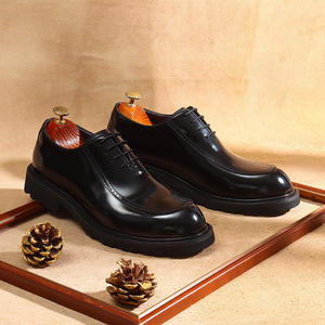 Nouvelles Bottes d'Hiver Montantes Classiques Polyvalentes Décontractées pour Hommes, Imperméables en Cuir Véritable, Rehaussantes, pour le Travail en Extérieur et le Sport - Product Image 5