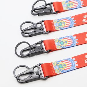 Wholesale Custom Spanish Football Club Short Lanyard with Carabiner Real Betis Promotional Short Keychain Lanyards - Product Image 2