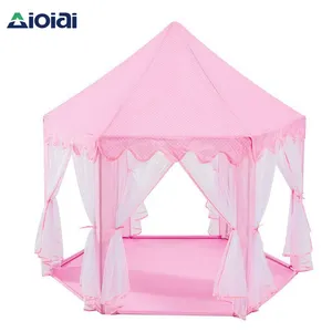 AIOIAI 公主儿童帐篷网状儿童儿童室内折叠游戏帐篷