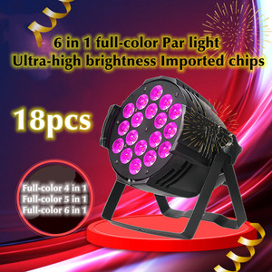 Hiệu suất 18pcs * 10W RGBW <span class=keywords><strong>LED</strong></span> <span class=keywords><strong>PAR</strong></span> ánh sáng nhuộm cho KTV DJ Bar bầu không khí phim truyền hình đám cưới sân khấu <span class=keywords><strong>RoHS</strong></span> compliant DMX512 - Product Image 3