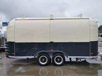 Camionnette de cuisine mobile SL-6T avec congélateur -25 degrés, design bicolore, norme britannique, avec hotte aspirante