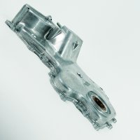 Suku Cadang Mobil kualitas tinggi penutup pompa oli rantai waktu Assy 21350-03051 untuk Hyundai Kia Truck Sonata Model bahan Aluminium