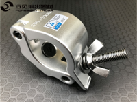 Pince de fixation légère en aluminium forgé haute résistance Foresight, antirouille, durable, pour la location de matériel de scène à haute fréquence sur le long terme, en acier inoxydable