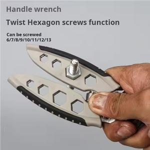 Outils spéciaux multifonctionnels pour électriciens <span class=keywords><strong>Pince</strong></span> <span class=keywords><strong>universelle</strong></span> à <span class=keywords><strong>sertir</strong></span> et à dénuder les fils d'acier Mesure métrique portable - Product Image 5