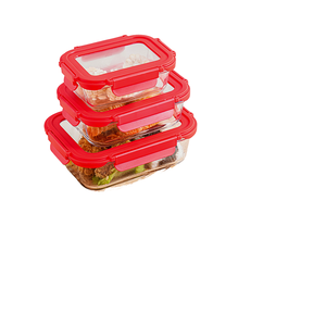 Recipientes de Vidrio Ecológicos Herméticos con Tapas de Cierre, Minimalistas, Aptos para Microondas y Lavavajillas, Recipientes para Preparación de Comidas, Grado Alimenticio - Product Image 5