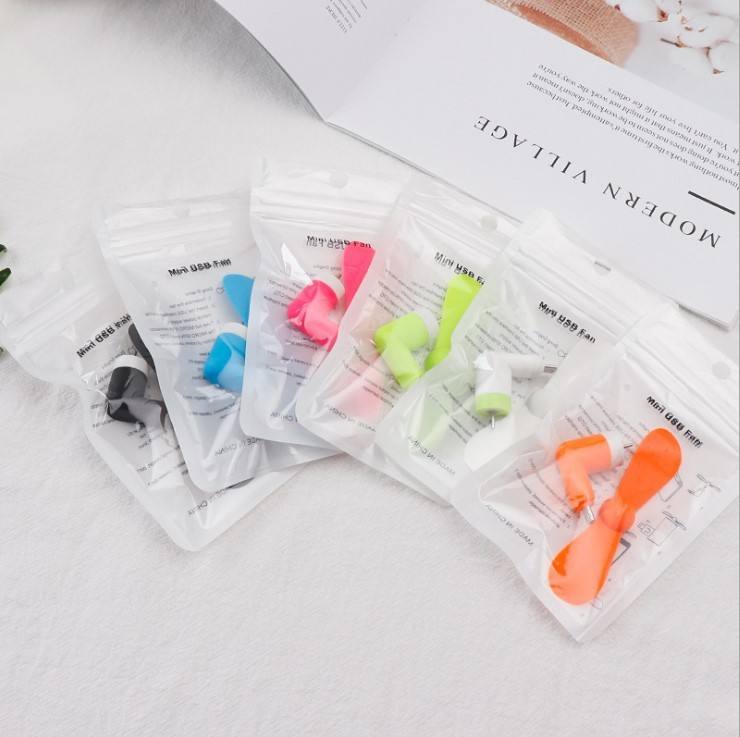 Android phone fan + OPP bag packaging