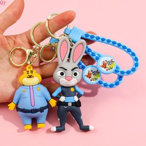 QQ nouveau fou Zootopia deuxième génération porte-clés mignon Judith Nick voiture sac Couple porte-clés - Product Image 2