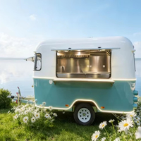 Cuisine mobile compacte haute capacité sur mesure pour la vente de glaces, café et autres aliments – Camion de restauration rapide à vendre