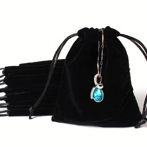 Lot de sacs à bijoux en velours, pochettes anti-poussière, emballage de protection, rangement cadeau, impression de logo personnalisée - Product Image 6