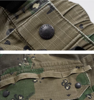 Shorts baggy camouflage rétro Y2K pour hommes, en coton lourd, streetwear, shorts cargo camouflage