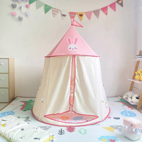 Vente en gros de yourte lapin rose tente pour enfants intérieur et extérieur bébés familles maisons de jeu indépendantes princesse yourtes jouets