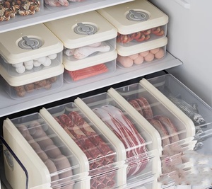 OWNSWING Kitchen Refrigerator Organizer Fridge and Freezer <strong>Storage</strong> Trays Suitable Container for Fruit and <strong>Veg</strong> <strong>Storage</strong> - Product Image 1