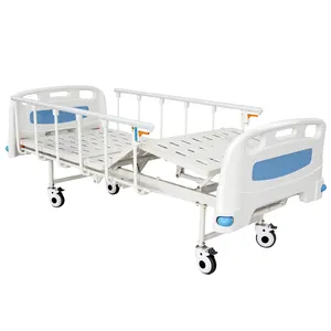 Manual Nursing Beds Hospital Clinic Nursing Beds 2 Function ICU Medical Patient Beds