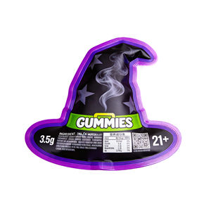 Sacs en Mylar de forme spéciale, sacs personnalisés pour bonbons, biscuits, fleurs, herbes, boîtes d'emballage 3.5, conception personnalisée <span class=keywords><strong>gratuite</strong></span> - Product Image 3