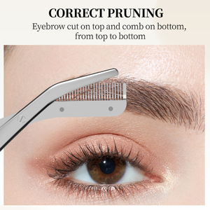 Ciseaux à sourcils Offre Spéciale avec peigne Ciseaux de <span class=keywords><strong>maquillage</strong></span> Tondeuse à sourcils - Product Image 6