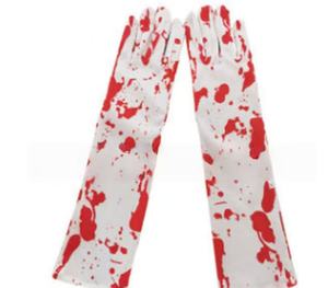 Vrouwen Kousen Hoge Sokken Handschoenen Set Halloween Party Cosplay Kostuum Met Bloed Bevlekte Sokken Bloederige Sokken Voor Eng Zombiefeest - Product Image 5