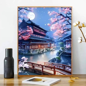 XIXI Kit de Peinture à l'Huile Numérique DIY pour Enfants avec Pinceaux sur Toile – Art Mural Créatif pour Chambre à Coucher - Product Image 6