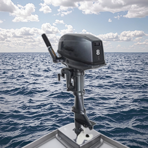 2-stroke 8hp Motor Motor Marine Hookup Motor Tail Machine Rubber Boat <b>Hook</b>-up - Product Image 1