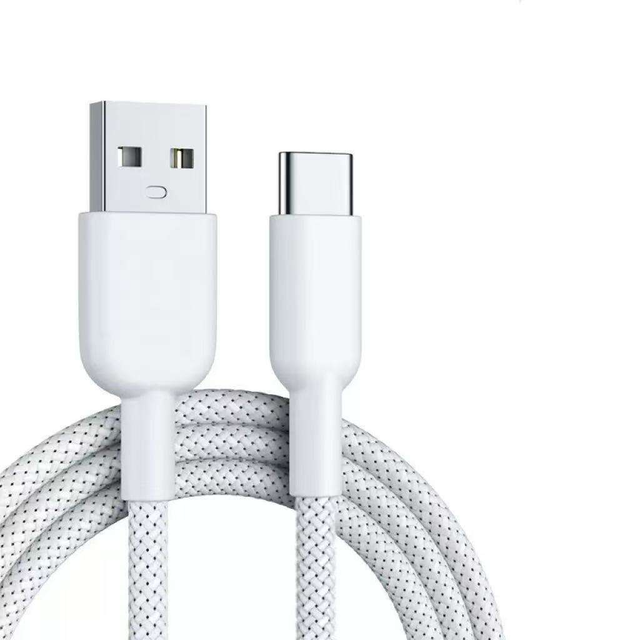 60w Nylon Braided Type-C Cable 1M USB-C Cable for Phone15 Charger Data Cables for Android Phones