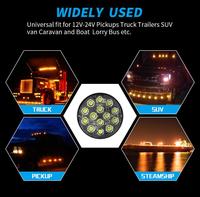 Feux de signalisation d'urgence à 14 LED, super lumineux, clignotants, pour camion, SUV, remorque, caravane