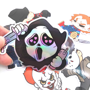 Wholesale Customized Logo Die Cut Sticker Uv Resist <strong>Printing</strong> Waterproof Durable White Vinyl Pvc Self-adhesive Custom Stickers - Product Image 5