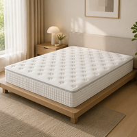 Matelas à ressorts ensachés en tissu tricoté