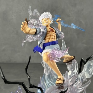 Figurine d'action GK One Piece Sun God Five-Stage Nika <span class=keywords><strong>Luffy</strong></span>, Statue PVC Anime Résonance de la Bannière des Chapeaux de Paille, Marque XinS, 14 ans - Product Image 4