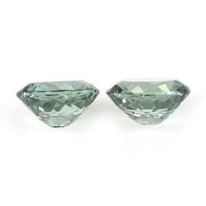 ROOMY 5A Haute Qualité Ovale Forme Czochralski Lab Créé Saphir <span class=keywords><strong>Vert</strong></span> Pour La Fabrication De Bijoux - Product Image 3