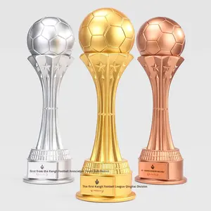 <span class=keywords><strong>Trofeos</strong></span> Extra Grandes Personalizados de Bota de Oro y Balón <span class=keywords><strong>para</strong></span> Premiar al Mejor Goleador y Portero en Reconocimientos de Encuentros Deportivos <span class=keywords><strong>para</strong></span> Jugadores de Fútbol - Product Image 2