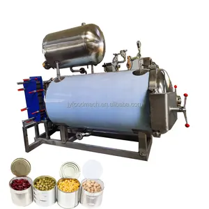 commercial automatic high quality shaking spray rotating sumpot sterilizer steam retorte furnace rotary retort