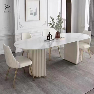 <span class=keywords><strong>Set</strong></span> di 6 Sedie da Pranzo di Lusso in Pelle per Esterni, Sedie da Caffè di Lusso - Product Image 5