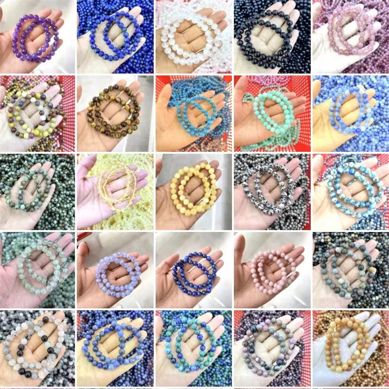 Wholesale Natural Crystal Jewelry 8mm Crystal