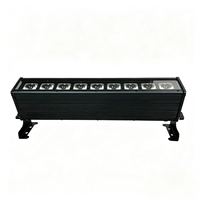 Barre LED murale étanche IP65 MOKE, 9 x 18W RGBWAUV, alimentation par batterie 11000mAh, WiFi, éclairage de scène maître/esclave