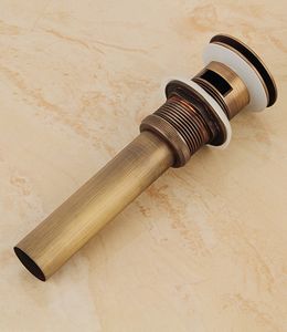 Lavabo de latón para baño, <span class=keywords><strong>escurridor</strong></span> de aguas residuales emergente para hotel, acabado cepillado <span class=keywords><strong>antiguo</strong></span>, efecto <span class=keywords><strong>antiguo</strong></span>, haga clic en residuos emergentes - Product Image 4