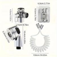 Robinet de lavabo mural moderne et simple avec douchette externe pressurisée pour salle de bain, avec rallonge de lavage des cheveux
