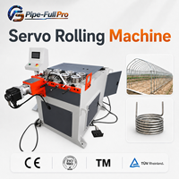 Machine de formage à rouleaux servo-automatique 7 roues, machine de roulage et de pliage CNC 220V 380V