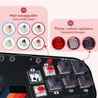 Flatbox Mini Hitbox V3 Fightstick pour Nintendo Switch/PC contrôleur de jeu Joystick pour PS4/PS3/Mister Support Fightboard V3