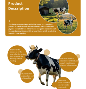 GlyPro X713 Prémélange de vitamines et de minéraux pour vaches en phase de lactation intermédiaire, additifs alimentaires pour animaux, prémélange pour vaches en phase de lactation intermédiaire, prémélange pour vaches - Product Image 3
