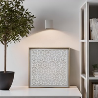 Nouveauté en gros : Boîte photo en verre artisanale de qualité supérieure, écologique, cadre 3D, décoration murale moderne, Yihui Arts