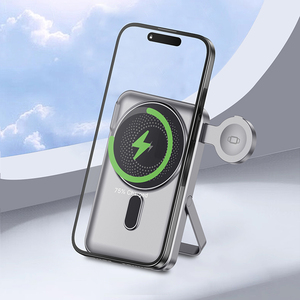 Nuovi Arrivi Spedizione Gratuita Power Bank Wireless Magnetico 3-in-1 da 10000mAh ad Alta Capacità con Display LCD e Ricarica Rapida PD da 20W per Telefono - Product Image 2